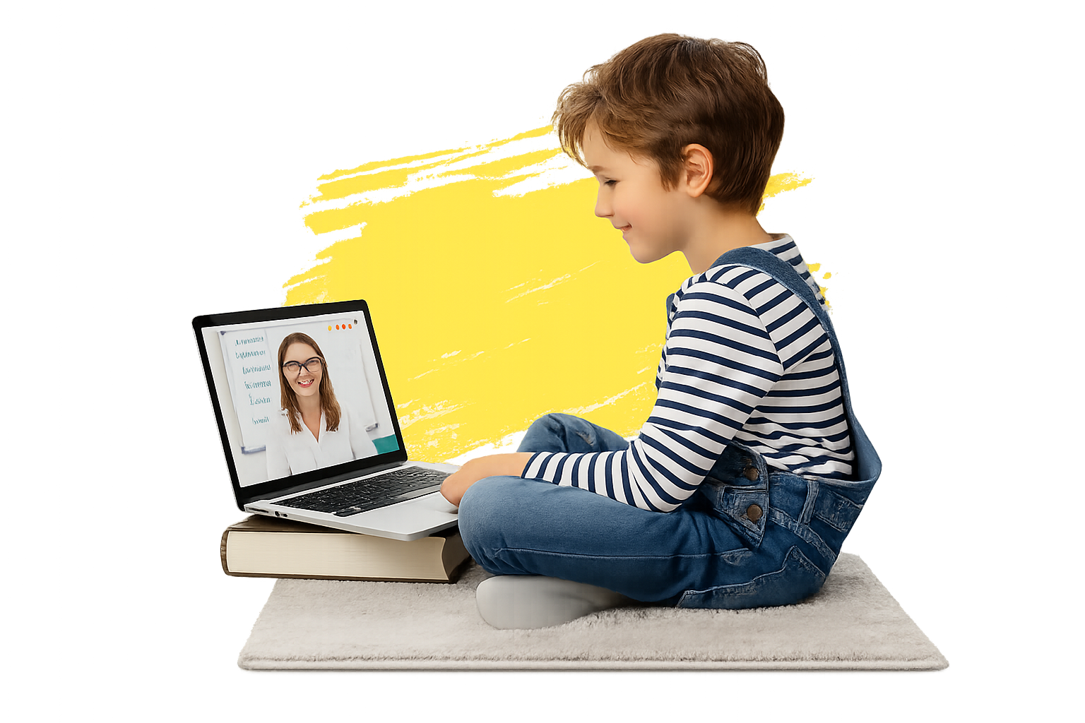 Kid learning English